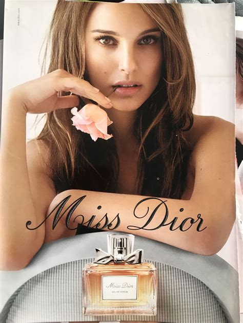 miss dior parfum werbung schauspielerin|perfume advertised by natalie portman.